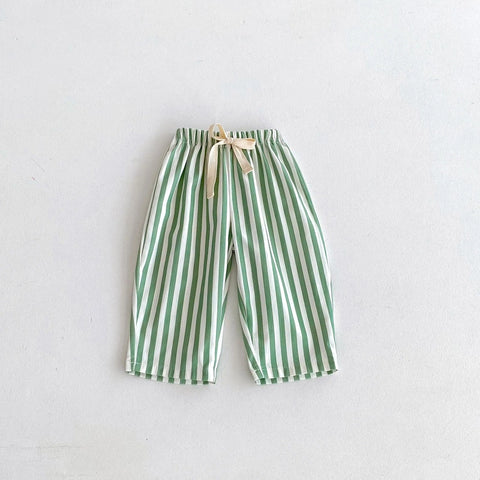 Striped Harem Pants for Kids - Summer Casual Trousers