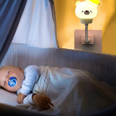 Cute Cartoon USB LED Night Light for Kids
