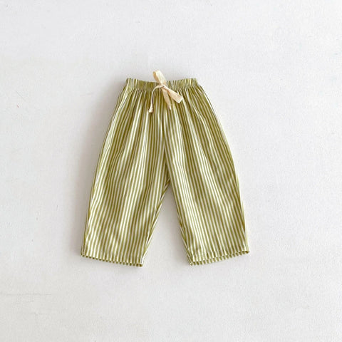 Striped Harem Pants for Kids - Summer Casual Trousers
