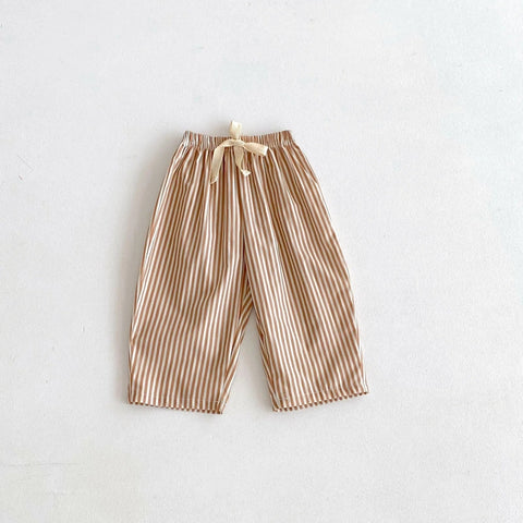 Striped Harem Pants for Kids - Summer Casual Trousers