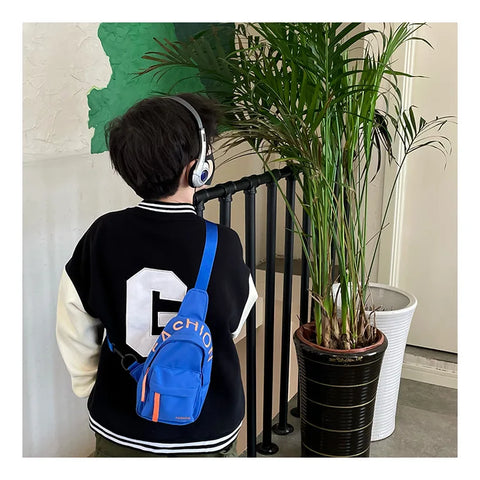 Chest Bag for Kids - Casual Shoulder Crossbody Bag for Boys