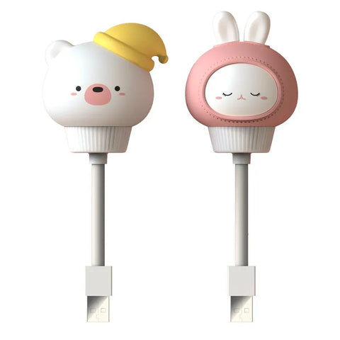 Cute Cartoon USB LED Night Light for Kids