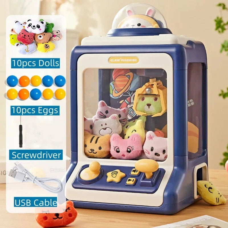 Mini Animal Claw Machine for Kids - Interactive Game with Lights & Music! Teeny Pandas