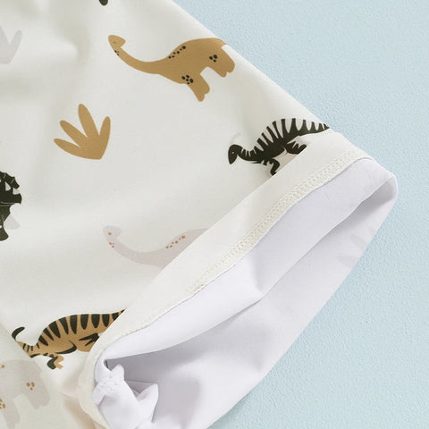 Printed Swim Shorts for Toddler Boys – UPF 50+ Sun Protection! Teeny Pandas