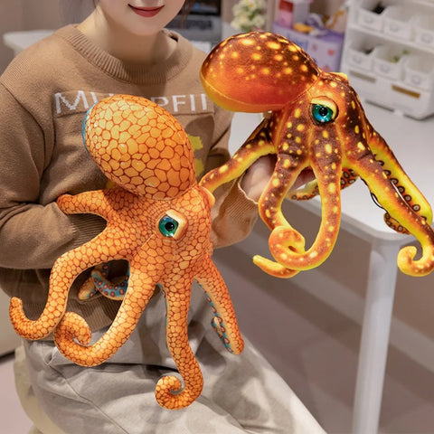 Octopus Plush Toy – Soft Stuffed Marine Animal for Kids and Adults