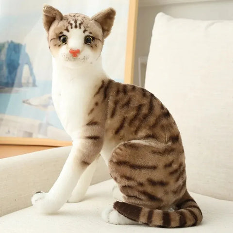 Cute Plush Cat Doll – Soft Stuffed Kitten Toy