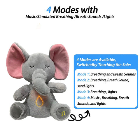 BreathEasy Realistic Breathing Stuffed Animal – Comforting Plush Pet Teeny Pandas