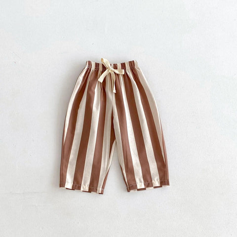 Striped Harem Pants for Kids - Summer Casual Trousers