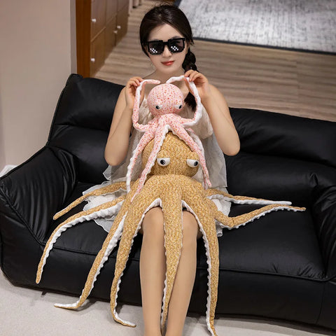 Lifelike Octopus Plush Toy – Soft Stuffed Octopus Doll for New Year Gift
