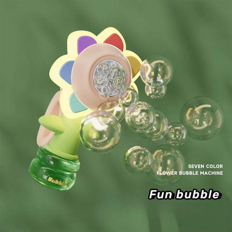 Sunflower Bubble Machine Toy - Endless Fun, Endless Bubbles!