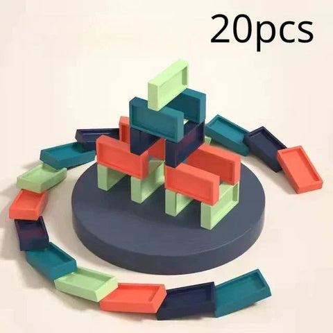 Automatic Domino Train Set – Endless Fun for Kids! Teeny Pandas