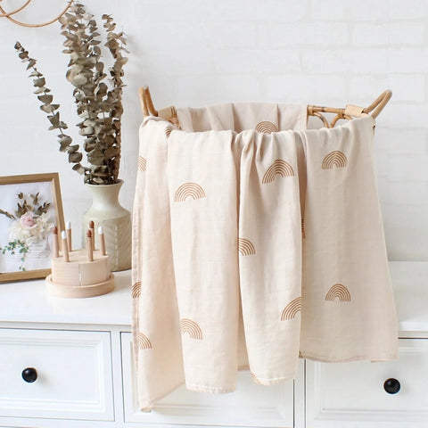 Gentle Bamboo Cotton Swaddle - Luxurious Comfort and Breathable Swaddle Teeny Pandas