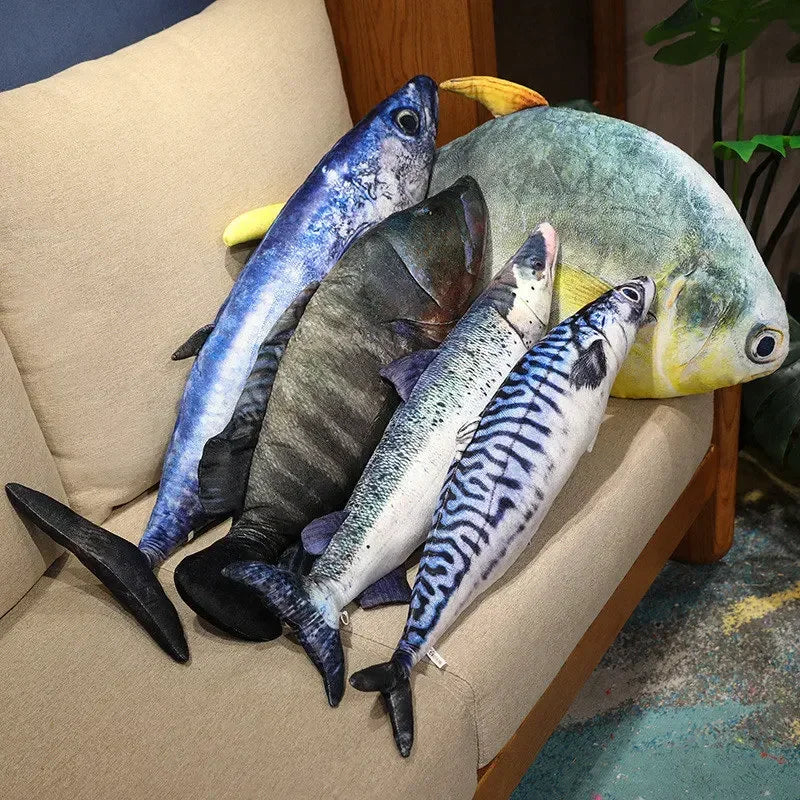 3D Simulation Fish Plush Toys