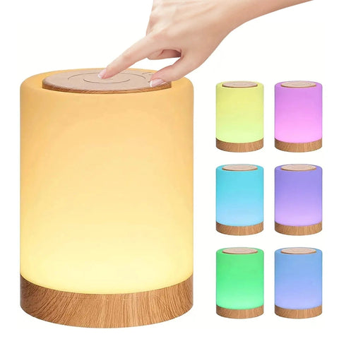 Smart LED Night Light - Portable Touch Control Lamp for Kids Bedroom & Camping!