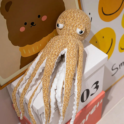 Lifelike Octopus Plush Toy – Soft Stuffed Octopus Doll for New Year Gift
