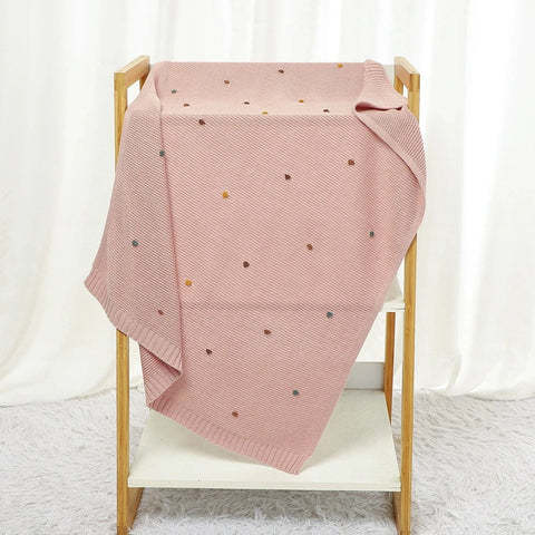 Cotton Knit Baby Blanket - Soft & Cozy Comfort Teeny Pandas