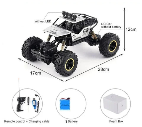 Monster RC Crawler Truck 1/16 – Rugged Off-Road Action Teeny Pandas