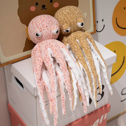 Lifelike Octopus Plush Toy – Soft Stuffed Octopus Doll for New Year Gift