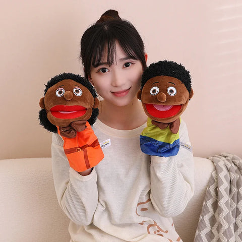 Kids Plush Finger & Hand Puppets – Role Play Toys for Bedtime Stories