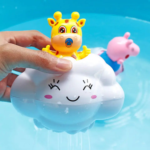 Cute Swimming Cloud Shower Bath Toy