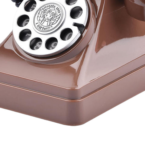 Phone Money Saving Box Sculpture – Retro Telephone Piggy Bank for Bedroom and Office Decor