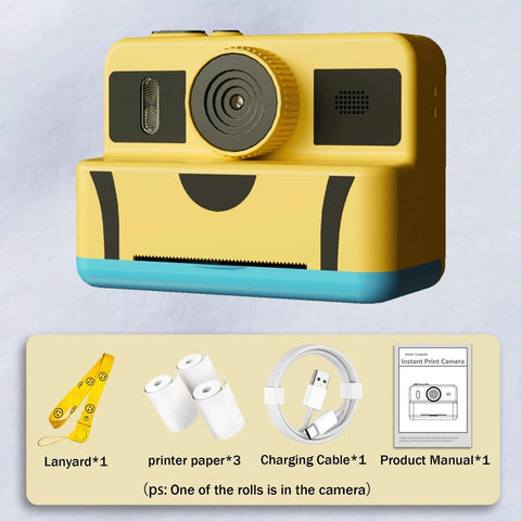 Kids Digital Instant Camera with Zero-Ink Printing