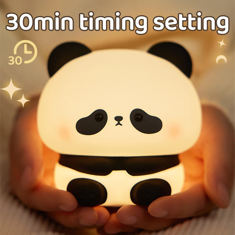 PandaPals Rechargeable LED Lamp – Adorable Panda Companion Teeny Pandas