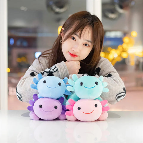 Cute Cartoon Salamander Doll – Axolotl Plush Toy