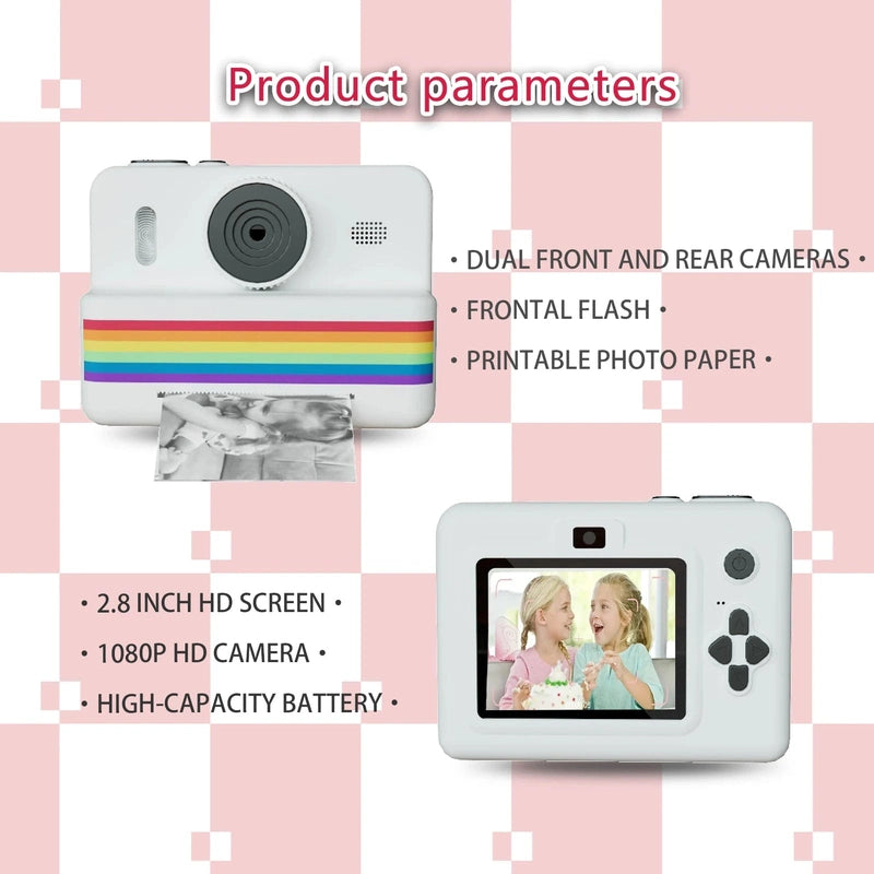 Kids Instant Print Digital Camera Teeny Pandas