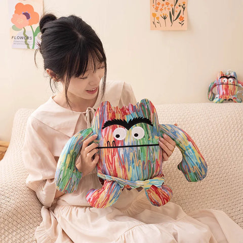 Cute Funny Demon Big Mouth Monster Plush Toys – Stuffed Anime Dolls