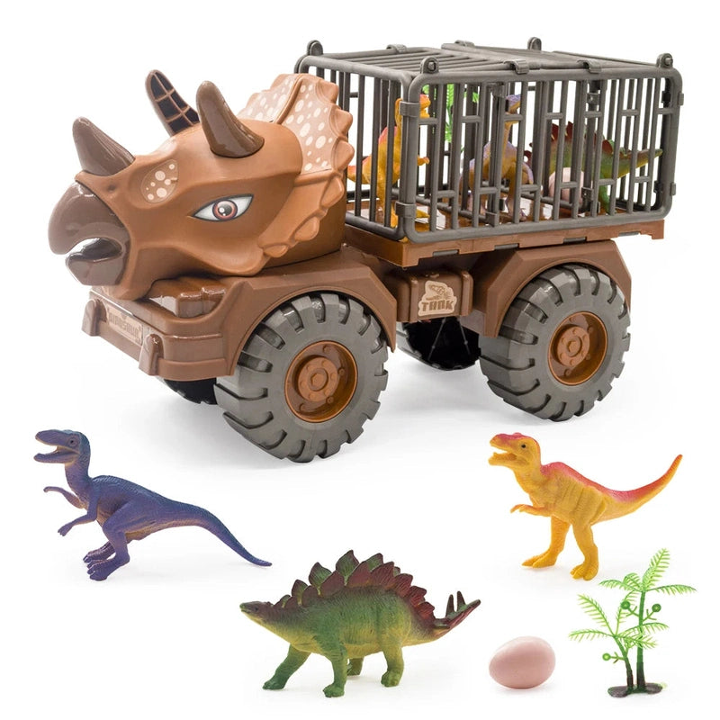 Interactive Dinosaur Engineering Vehicle Set for Kids Teeny Pandas
