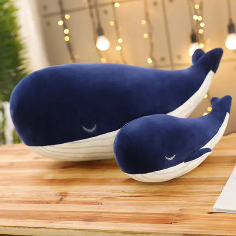 Super Soft Plush Blue Whale Stuffed Animal Toy – Ideal Birthday Gift for Kids