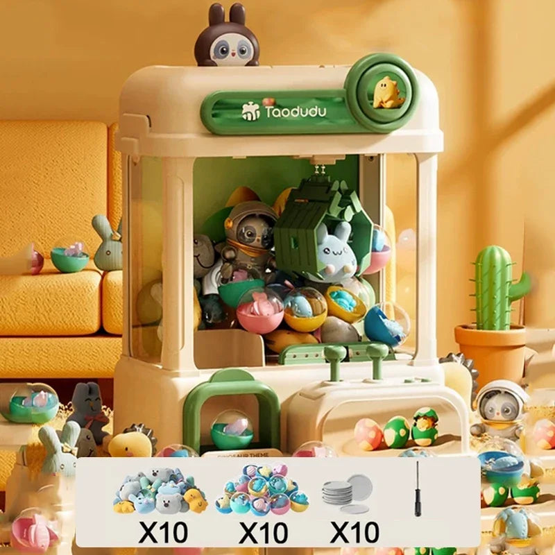 Mini Easter Claw Machine for Kids – Lights, Music, and 20 Prizes Teeny Pandas