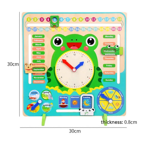 Montessori Wooden Calendar – Hands-On Learning for Kids Teeny Pandas
