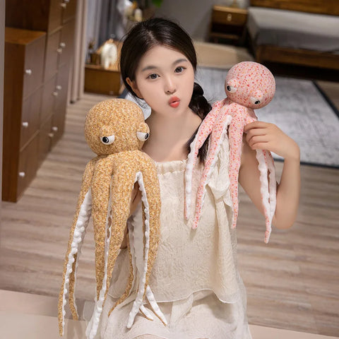 Lifelike Octopus Plush Toy – Soft Stuffed Octopus Doll for New Year Gift