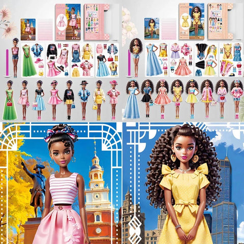 Magnetic Dress-Up Dolls Set