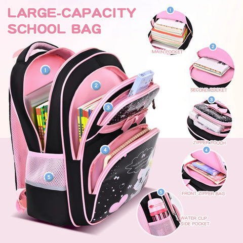 Cute Kitten Backpack for School