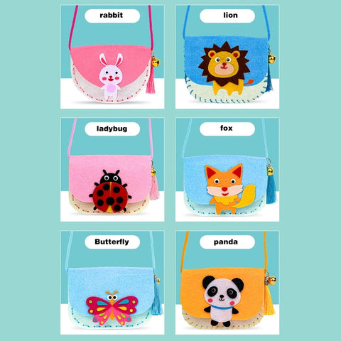 Kids' Creative Crossbody Bag for Toddlers - Cute and Stylish! Teeny Pandas