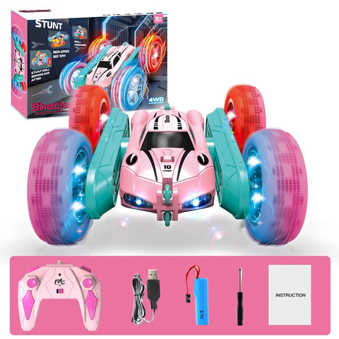 Stunt Car Double-Sided Remote Control for Kids