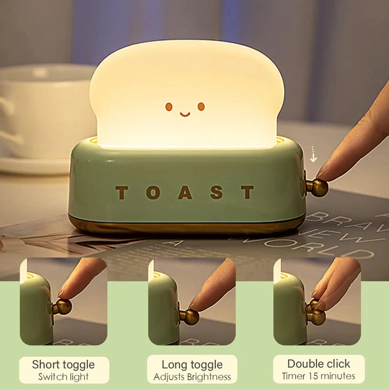ToastyGlow Rechargeable LED Nightlight Teeny Pandas