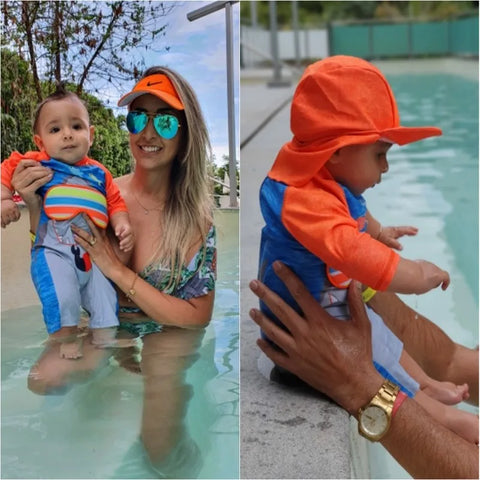 Kids Swimwear with Cap