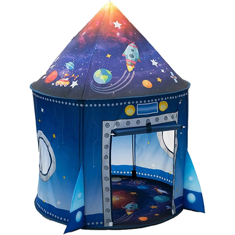 Rocket Ship Kids Tent – Pop-Up Space Adventure Playhouse for Boys & Girls Teeny Pandas