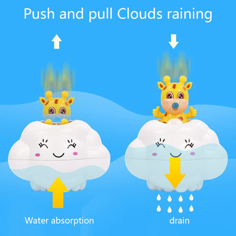 Cute Swimming Cloud Shower Bath Toy