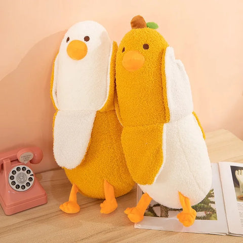 Soft Banana Duck Plushies