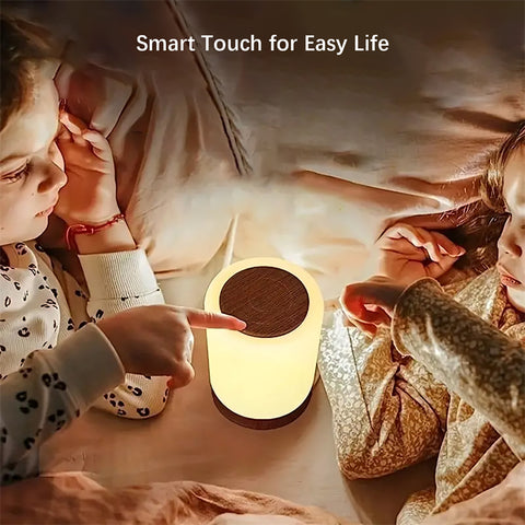 Smart LED Night Light - Portable Touch Control Lamp for Kids Bedroom & Camping!