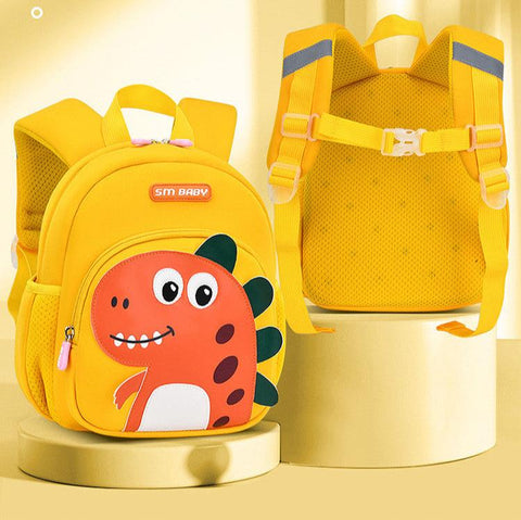Cute 3D Cartoon Dinosaur School Bag for Boys & Girls