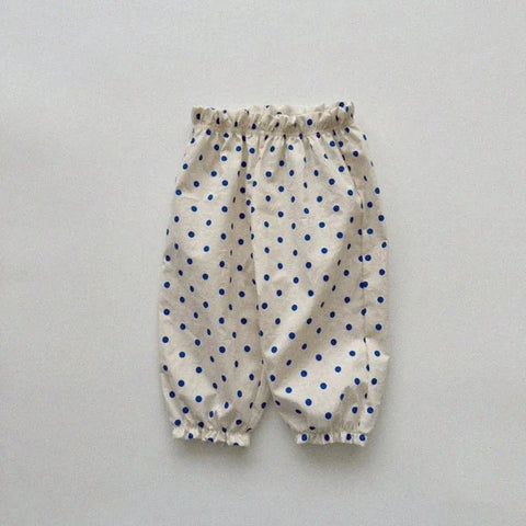 Baby Cotton Baggy Harem Pants – Summer Cartoon Print Anti-Mosquito Pants