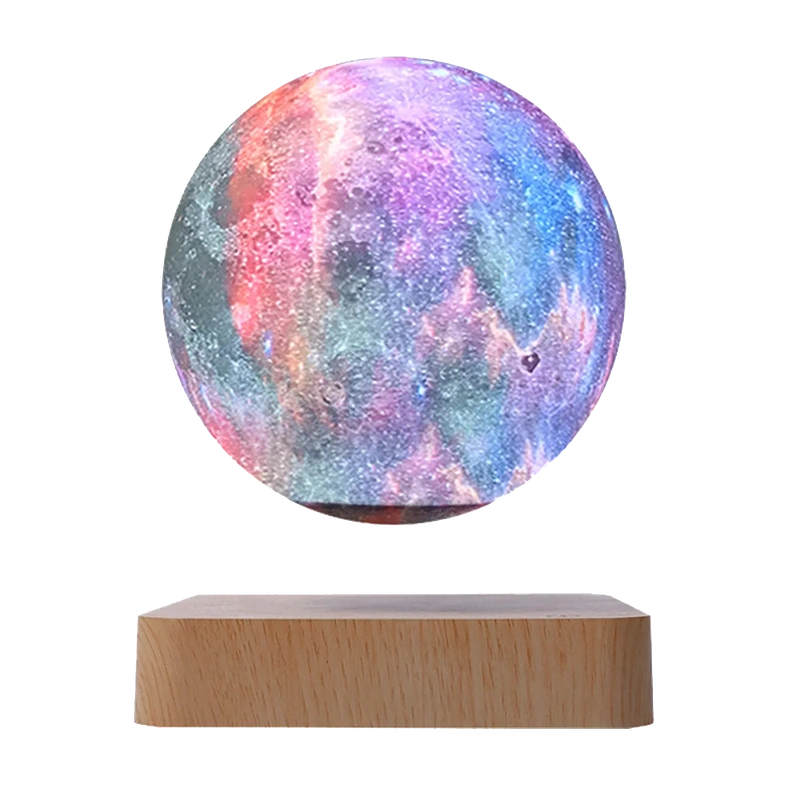 Levitating Galaxy Moon Night Light - For Magical Room Every Night Teeny Pandas