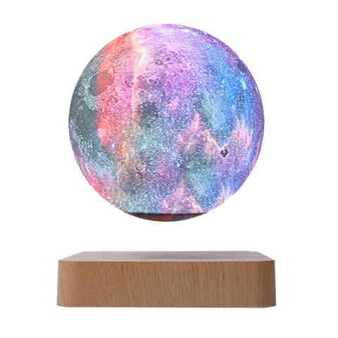 Levitating Galaxy Moon Night Light - For Magical Room Every Night Teeny Pandas