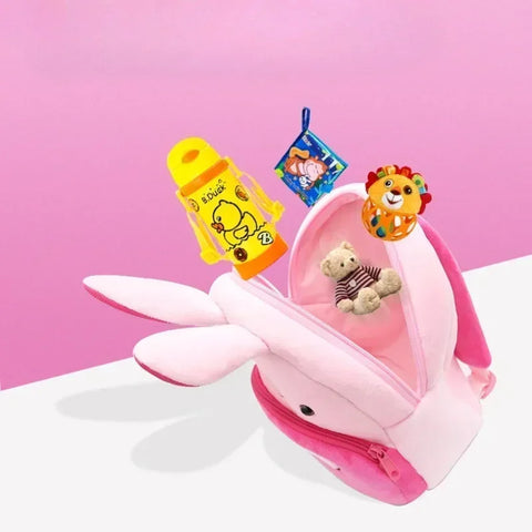 Cute Cartoon Animal Series Plush Backpack for Kids
